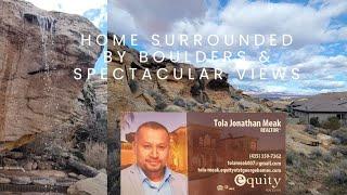 Home For Sale Surrounded by Huge Boulders in St George Utah - Jonathan with Equity Real Estate