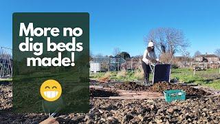 Staying consistent with allotment jobs | Making a new no dig bed | Allotment Gardening UK | Ep.03