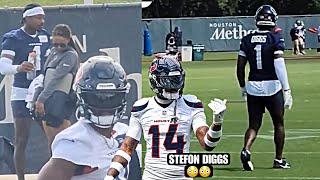 Stefon Diggs *FIRST LOOK* At Houston Texans OTA’s HIGHLIGHTS: Getting ACTIVE with CJ Stroud 