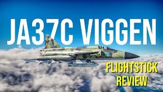 I flew the Viggen with it's real Joystick (NS-37 Review)