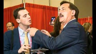 MyPillow Guy Mike Lindell Gets in Reporter's Face at CPAC