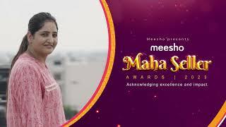 Malika Sharma | Women Entrepreneur of the Year | Meesho Maha Seller Awards