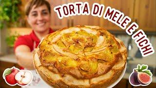 APPLE AND FIG PIE Easy Recipe - Homemade by Benedetta