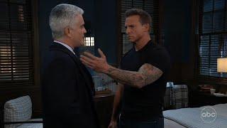 Jason Makes Ric Flinch After Threatening To Hit Him  on General Hospital (Nov. 15, 2024)