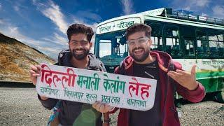 I went to Ladakh in a local HRTC Bus  (36+ Hrs)