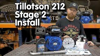 Tillotson 212 Engine Stage 2 Install and Dyno | Tutorial