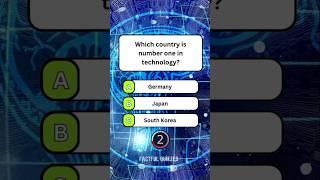 which country is number one in technology? #quiz #generalknowledge #gkquiz #trivia