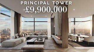 Inside The Re-imagined £9,900,000 Principal Tower Penthouse | Apartment Tour | Property London