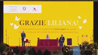 “Grazie Liliana!” - L’ultima testimonianza pubblica di Liliana Segre ai giovani del mondo