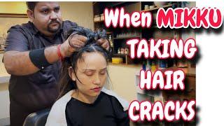 Asmr head massage by Shamboo barber to Mikku barber