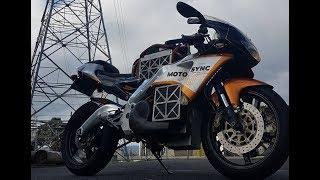 The Electric Aprillia RS-250! The 100% battery electric Motosync RS-E50