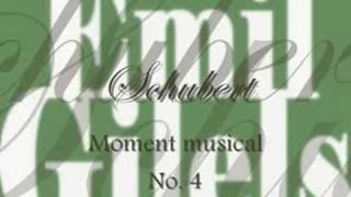 Emil GILELS plays SCHUBERT  Moment musical No. 4 /SU record