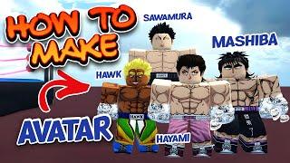 HAJIME NO IPPO CHARACTERS ROBLOX AVATAR | UNTITLED BOXING GAME - PART 1