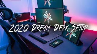 2020 Dream Desk Setup | Dual Monitor + Omnidesk Standing Desk