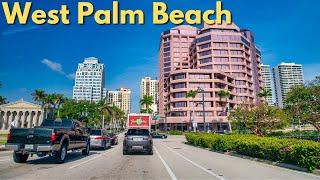 West Palm Beach Florida - Driving Through West Palm Beach Florida 4k UHD