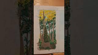 Painting a Beautiful Tree #art #goauche #beginner #practice #nature