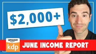 Amazon KDP Income Report for June 2024