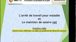 Maladie et maintien de salaire net