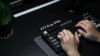 it only get's creamier… and deeper... (5 switches, 1 keyboard) - Rainy75 ASMR typing