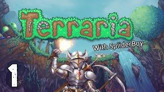 I Played Terraria For The First Time With SpiiderBoy!