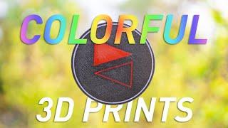 COLORFUL 3D Prints Using a SINGLE Extruder!