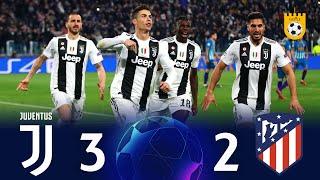 Highlights ( Juventus 3-2 Atletico Madrid ) — Ronaldo's historic comeback against Simeone  - FHD