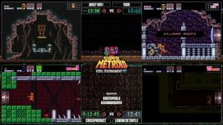 jakef1891 vs Ivan, Crossproduct vs Longneckturtle. Super Metroid 100% Tournament 2016