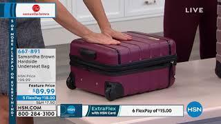 Samantha Brown Hardside Underseat Bag