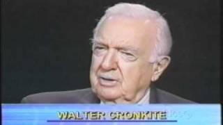 Walter Cronkite talks about 9-11 and the Bin Laden media blackout