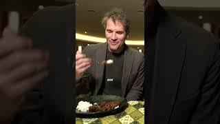 Jens Lehmann eats Indonesian food