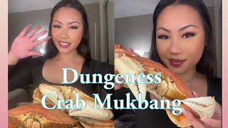 Dungeness Crab Mukbang (My First YouTube Mukbang!)