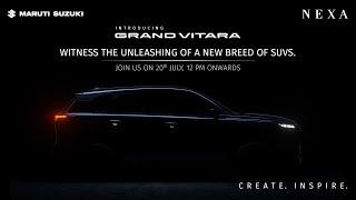 Introducing a New Breed of SUVs. The Grand Vitara