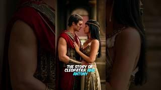 The romantic relationship between Cleopatra and Antony