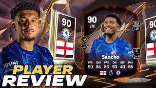 90 WORLD TOUR SANCHO OBJ LVL 35 PLAYER REVIEW - EA FC 25 ULTIMATE TEAM