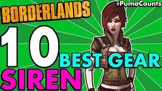 Top 10 Best Guns, Weapons and Gear for Lilith the Siren in Borderlands 1 #PumaCounts