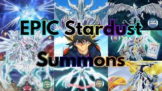 ALL EPIC Stardust Dragon (and evolutions) summons (and chants)!