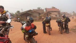 Riding dirt bike in northern Laos, Vientiane - Vang Vieng - Luang Prabang - Phonsavan