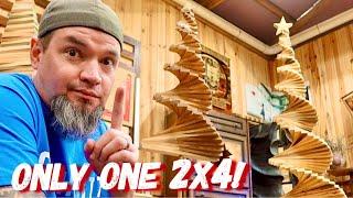 One 2x4 Spiral Tree - Low Cost High Profit - Make Money Woodworking