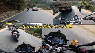 SATURDAY RIDE CRASH  dlkvlogsnepal #rrkfamily #keeploving #goviral