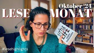 Lesemonat Oktober 2024 | 6 Bücher | Lese-Highlights!