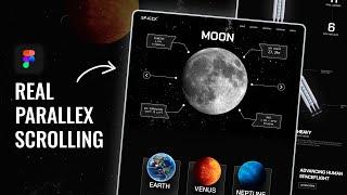 Figma Tutorial:- Designing Parallex website in figma for Spacex: Create a Perfect UI Clone!