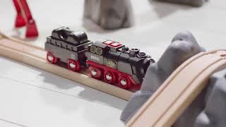 BRIO World - 33884 Battery Operated Steaming Train