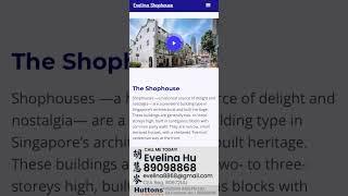 Hu knows property!  I am Evelina Hu!  Know more about shophouses in Singapore...