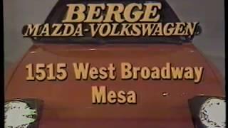 1985 Berge Mazda Volkswagen TV Commercial