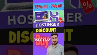 75% OFF  | How to Buy Hosting from Hostinger with discount code? | Discount 7%|