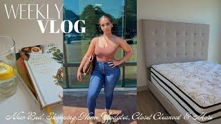 WEEKLY VLOG: NEW BED, SHOPPING, HOME UPDATES, COOKING, CLOSET CLEAN OUT & MORE| CAMILLE THOMPSON