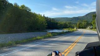 Riding some route 9 roads in ADK