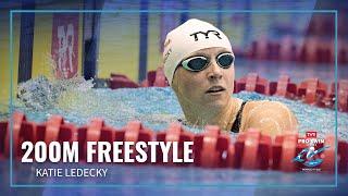 Katie Ledecky Leads the Lanes in Women's 200M Freestyle | 2023 TYR Pro Swim Series Knoxville