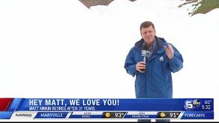 Meteorologist Matt Hinkin retires after 31 years at WATE 6 On Your Side