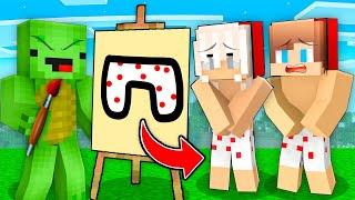 Mikey Use DRAWING MOD to PRANK on JJ and JJ WIFE in Minecraft - Maizen